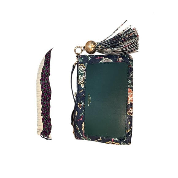 TORY BURCH Elegant Green Floral Women's Bag - Picture 9 of 10